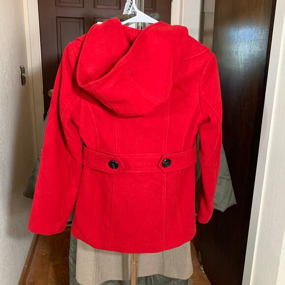 Style&co Red Hoodie Peacoat Size Small Petite - Picture 2 of 14
